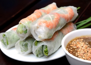 Fresh Spring Roll, Vietnamese Food.